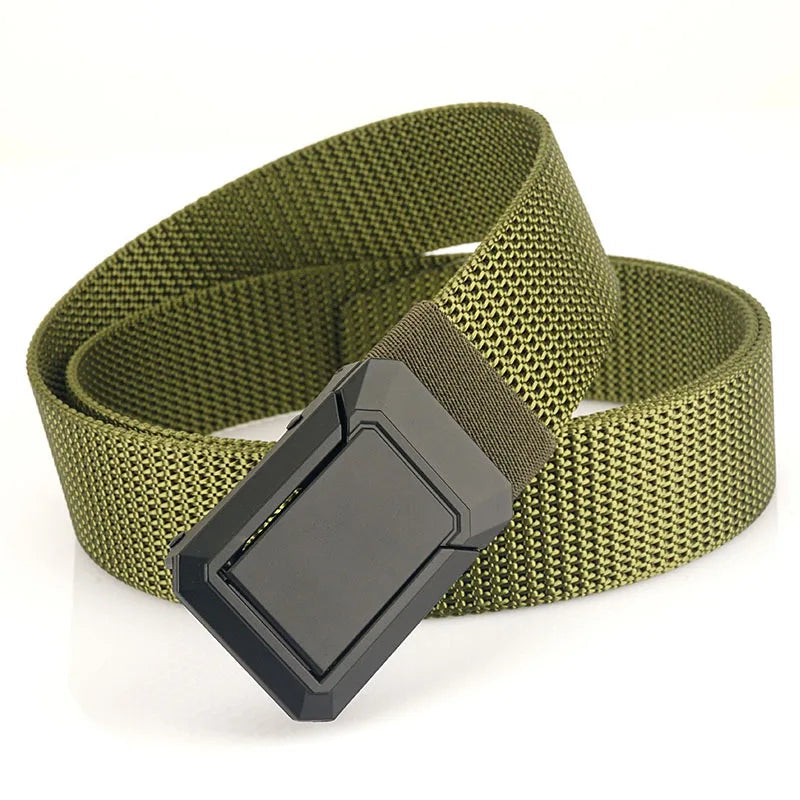 Wholesale 1.5 Inch 38mm Nylon Tactical Tool Belt Custom Logo Black Alloy Auto Lock Buckle for Men