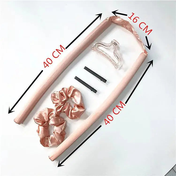 Hot Selling Women's 100% Silk Sleep Hair Curler Heatless Curling Rod Headband Premium Quality Hair Roller