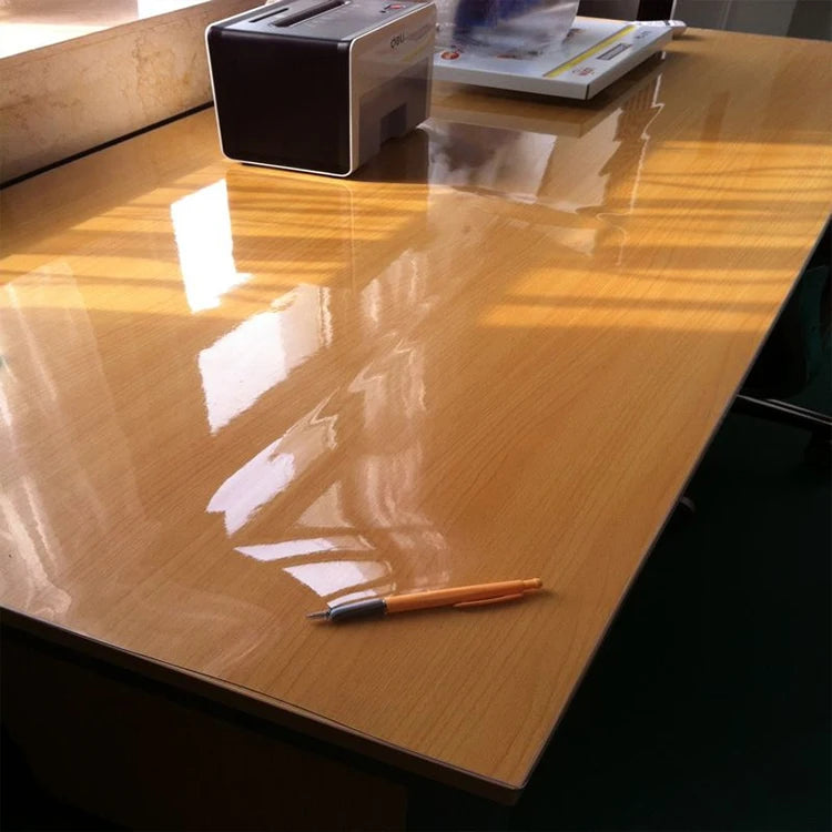 Household Pvc Tea Table Cloth Plate Soft Plastic Glass Crystal Table Mat Waterproof / Oil Proof / Scald Proof and Wash Free