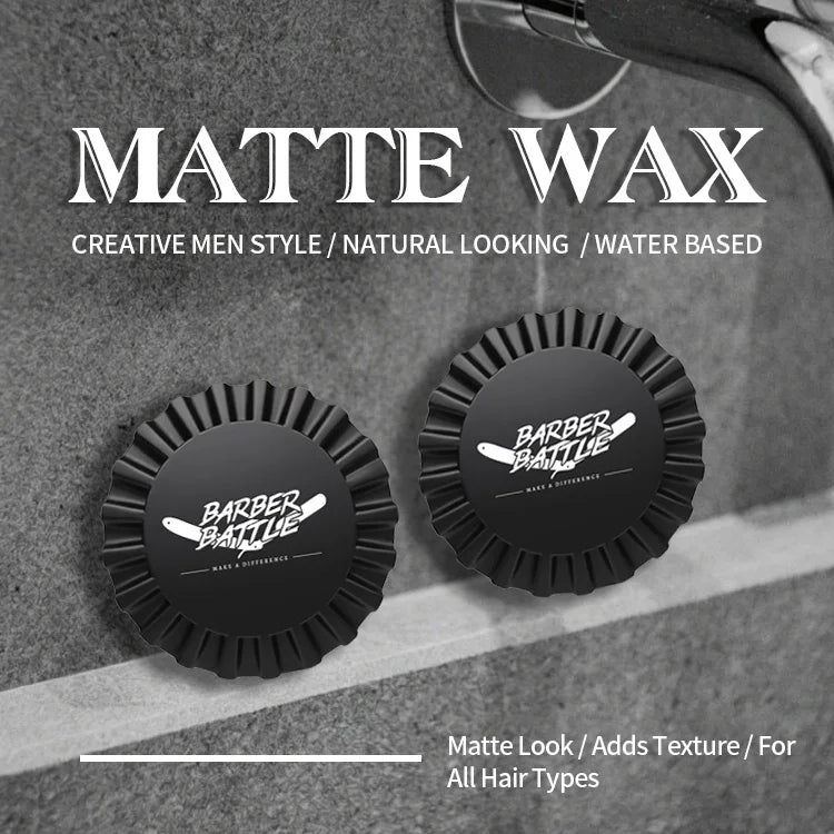 CPNP/MSDS/COA/GMPC Paraben Free Natural Finish Best Matt Clay Hair Wax Private Label for Men Hair