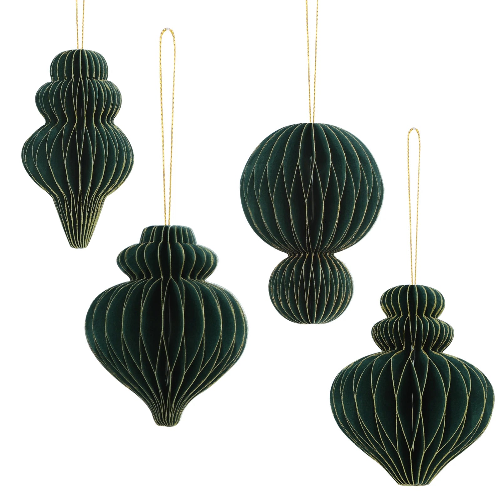 Paper Honeycomb Decorations Magnetic Stickers Home Festival Decorations Paper Hanging Ornaments Xmas Tree Bauble