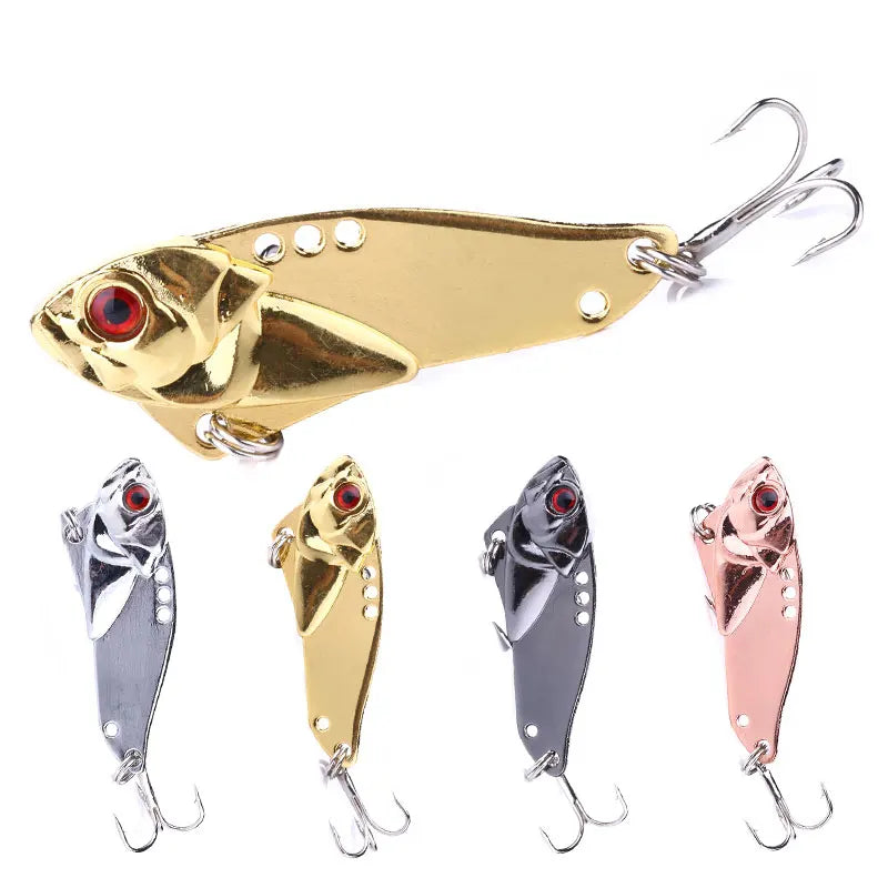 Wholesale VIB020 5cm 10.8g Artificial Vibration Baits Metal Blade VIB Fishing Lures