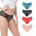 Wholesale High-end Lace Solid Women Transparent Ladies Briefs Girls Sexy Lingerie Underwear Women's Panties