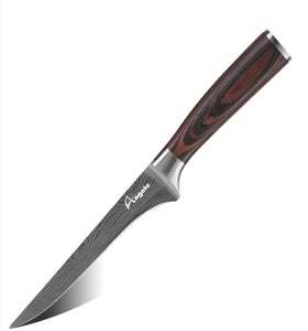 Nouveau Produits 2023 Sharp Boning Knife 5CR15mov Steel 6 Inch Boning Knife with Pakka Wood Handle Professional Kitchen Knives