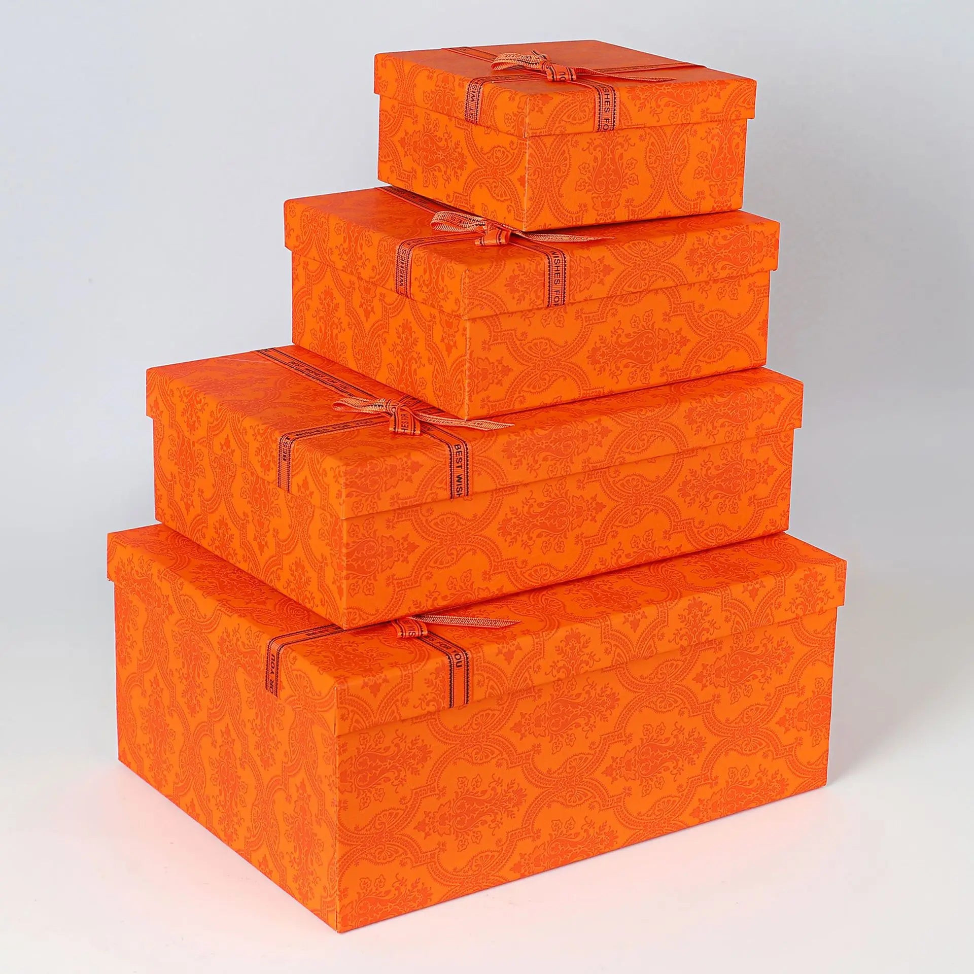 Wholesale Colors and Sizes High-grade Valentines Day Packaging Cardboard Gift Boxes With Bag  for Purses