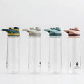 OEM Custom 600ml BPA-Free Plastic Water Bottle Minimalist Style Direct Drinking Colors Logo Customizable Boiling Applicable