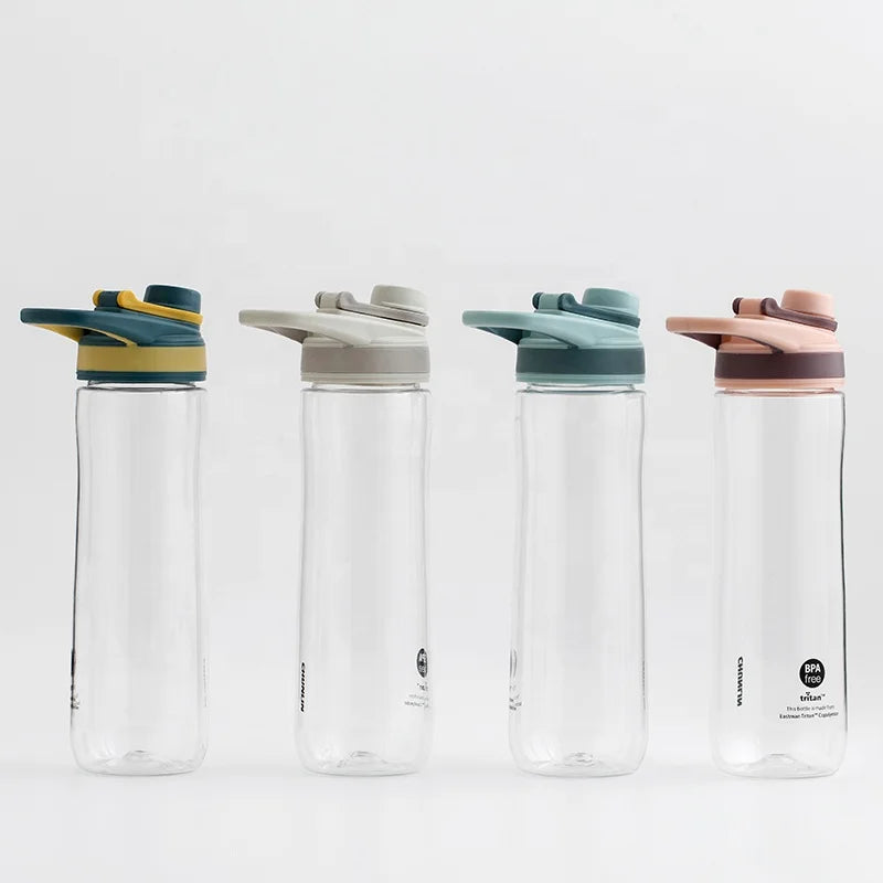 OEM Custom 600ml BPA-Free Plastic Water Bottle Minimalist Style Direct Drinking Colors Logo Customizable Boiling Applicable
