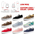 OEM & ODM Wholesale Custom Trendy Mens Canvas Sneakers 2024 White Black Grey Canvas Lace up Low Top Walking Canvas Shoes MegaBDM