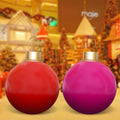 Large Fiberglass Christmas Big Balls Ornaments/Large Christmas Tree Balls /Outdoor Commercial Christmas Fiberglass Decorations