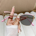 Wholesale Fashion Metal butterfly Frame Women Glasses Spectacle Frames Anti Blue Light Photochromic Optical Eyeglasses Frames
