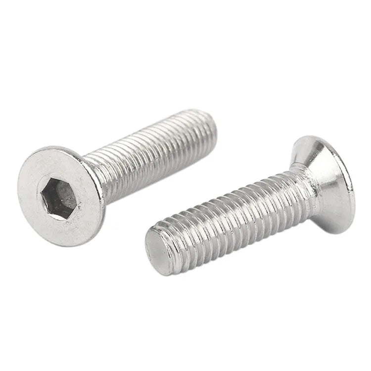 DIN7991 Stainless Steel 304 M3 8mm Flat Countersunk Head Hex Recessed Machine Screw