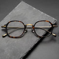 Osicare KMN183 High End Quality Vintage Eyeglass Hetexate Luxury Brand Gentleman Titanium Academy Men Glasses Optical Frames