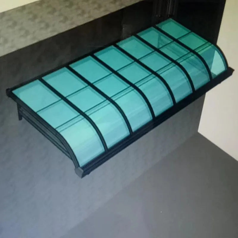 1mx2m DIY Outdoor Polycarbonate Front Door Window Awning Patio Cover Canopy