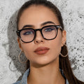 Fashion square Eyeglasses Frames Computer Gaming Glasses Anti Blue Light Blocking Glasses for Women