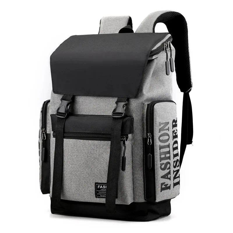 Wholesale of New Men's Large Capacity Leisure Commuting Computer Travel Backpacks Trendy College Student Backpacks