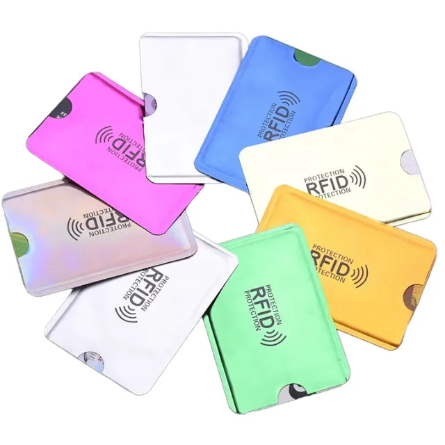 Anti Scan ID Credit Card Holder Card Protector Sleeve RFID Card Blocking Sleeves ATM Anti-skimming Rfid Blocking Sleeve