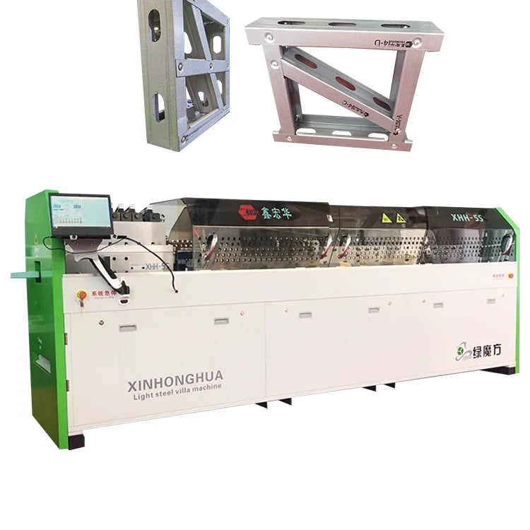 Automatic Steel Frame Construction Metal Framing Machine with PLC Gear Engine & Motor for Prefabricated House Building