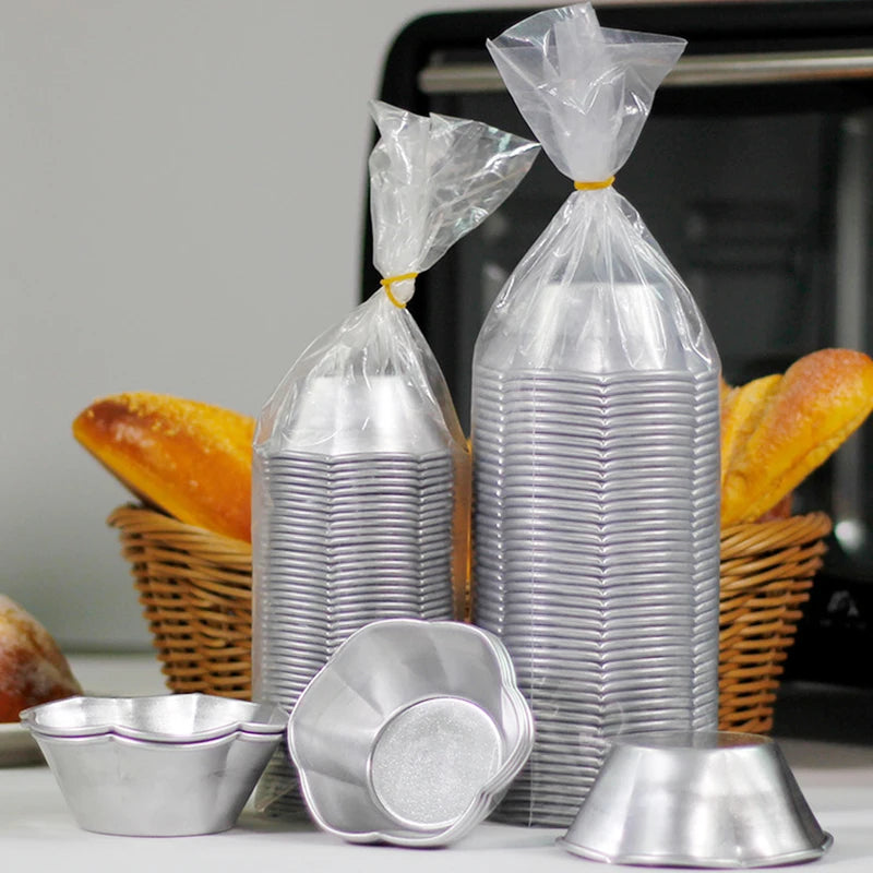 Wholesale High-quality Disposable Egg Tart Baking Molds Food Grade Baking Special Egg Tart Base Molds Cake Tools