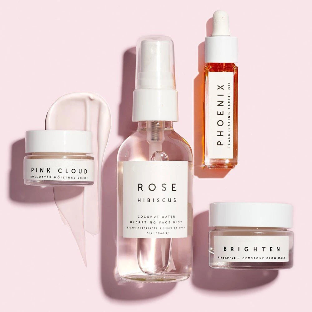 Aixin Private Label Skin Care Sets With Logo Organic Rose Water Facial Set Moisturizing Smoothing Whitening Rose Skin Care Set