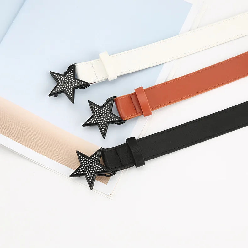 JULUN Custom Belt for Women Instagram Summer Black Hundred with Suit Embellished Belt for Women Jeans Belt