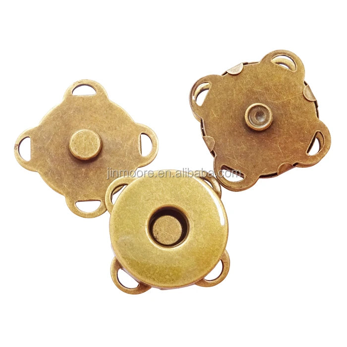 Metal Sewing Magnetic Snaps Purse Clasp Closures Clothes Bag Craft