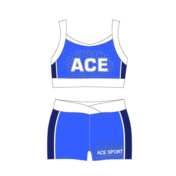 Team Custom Sublimation Dance Team Practice Wear Girls Kids Stage Dance Practice Wear Costumes Custom Design Cheer Uniforms