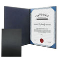 Modernqiu Custom A4 Cardboard Certificate Holder Logo Printed Graduation Diploma Cover for School & Travel Modern Quill Design