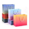 Wholesale Luxury Kraft Shopping Paper Bag with Black Ribbon Handle Customizable Logo Cheap Made of Cardboard for Store Packing