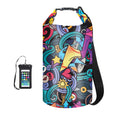 PVC Waterproof Dry Bag 2L 3L 5L 10L 20L Outdoor Folding Diving Durable Storage Bags Wear Resistance Camping Beach Swimming