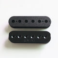 Donlis PB22M Wholesale Matte Finish Black Humbucker Guitar Pickup Bobbin Made of PC Material Screw/Slug Side