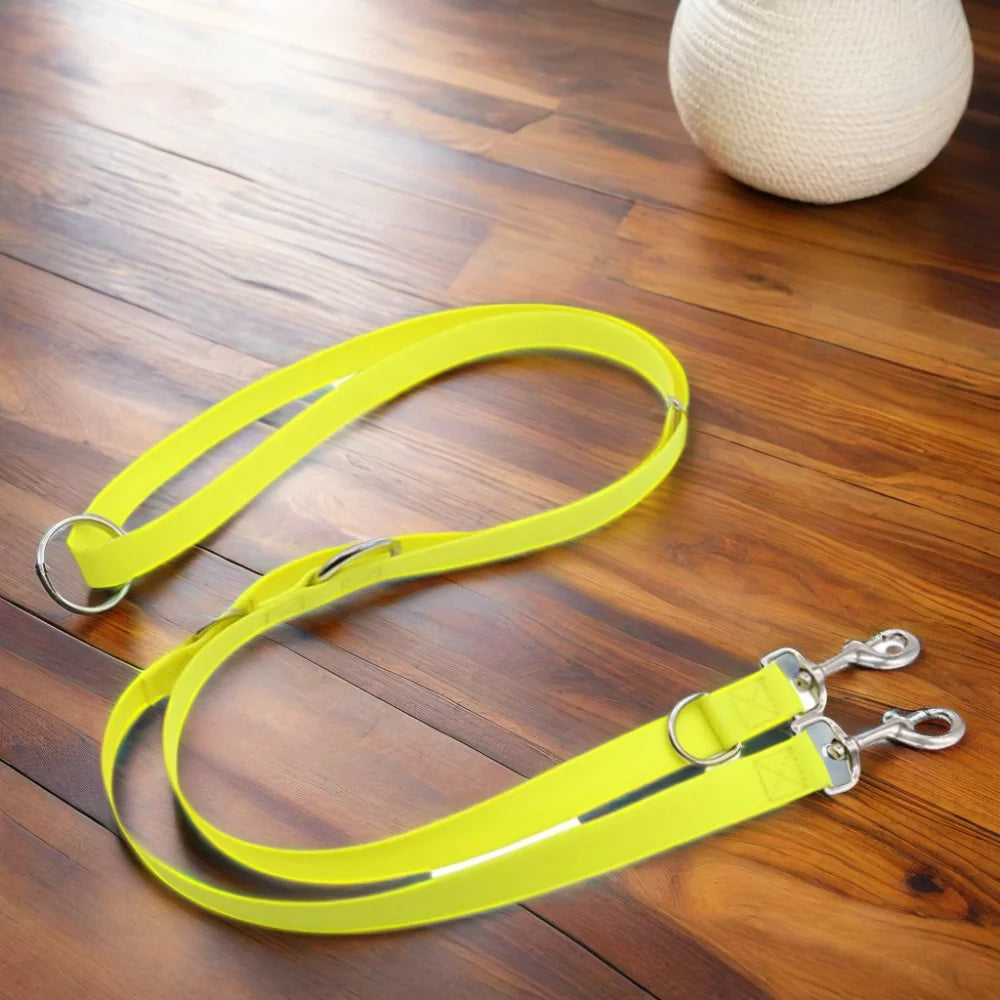 New Wholesale PVC Plastic Solid Smart Double Hook Buckle Pet Leash High Tensile Strength Quick Release Multifunctional Heavy