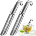 Kitchen Tea Infusers Diffuser Pipe with Hanging Hook Handle Stainless Steel Tea Filter Strainer for Coffee Herb & Spice