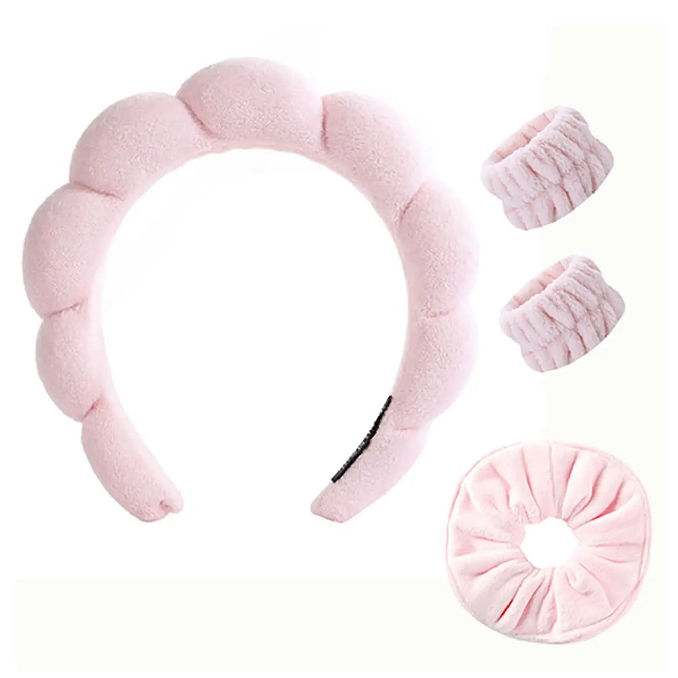 Gmagic SPA Hair Accessories Sponge Headband Puffy Spa Terry Towel Cloth Fabric Hairband Headbands for Makeup