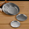 Vintage Stainless Steel Metal Dining Disc Round Bone Spitting Dish High Quality Shallow Tray Gold Silver Fruit Plate Tableware