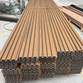 High Quality Waterproof Outdoor Plastic Composite Fluted Wpc Wall Cladding for Exterior Decoration