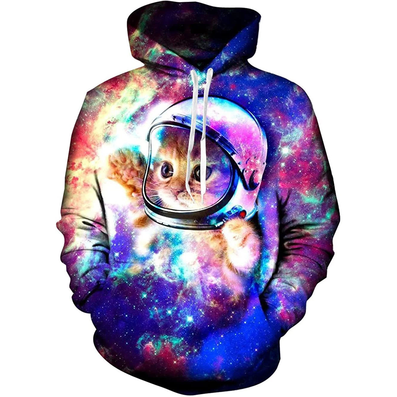 Fitspi Wholesale Mens Womens Fleece Liner Hoodies Novelty Graphic Pullover Hooded Sweatshirts Dropshipping
