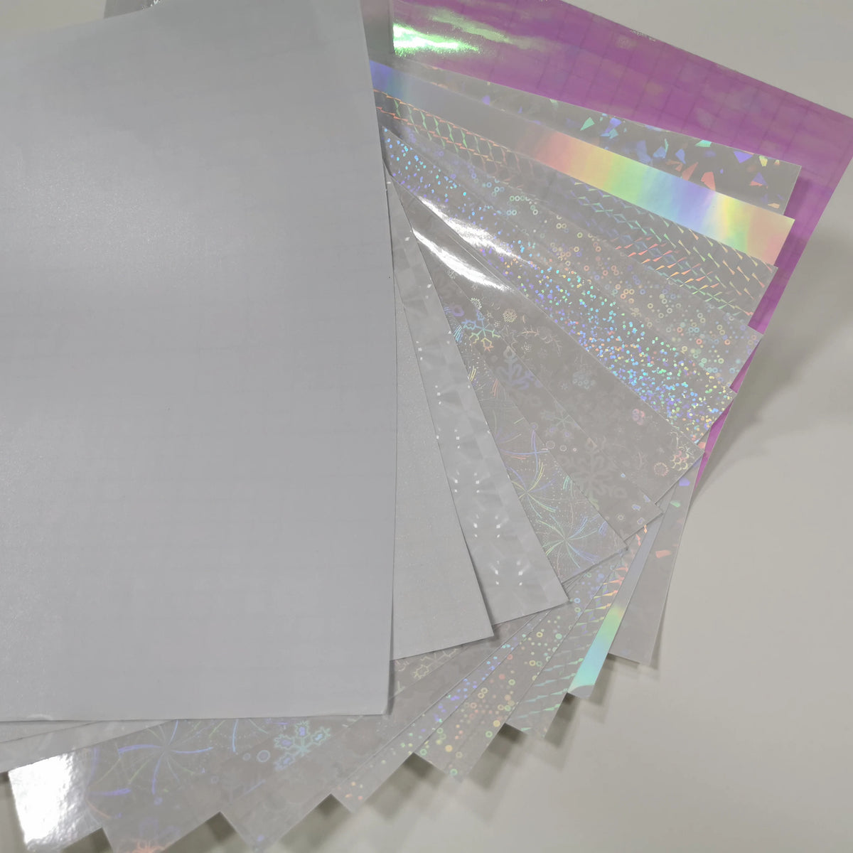 Hot Sale Holographic Glitter Adhesive BOPP Soft Moisture Proof Cold Laminate Film for Photo Frames and Candles