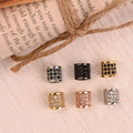 Big Hole Beads Jewelry Making Supplies Copper Tube Beads CZ Beads Jewelry Making Materials Brass Spacers for Jewelry Making
