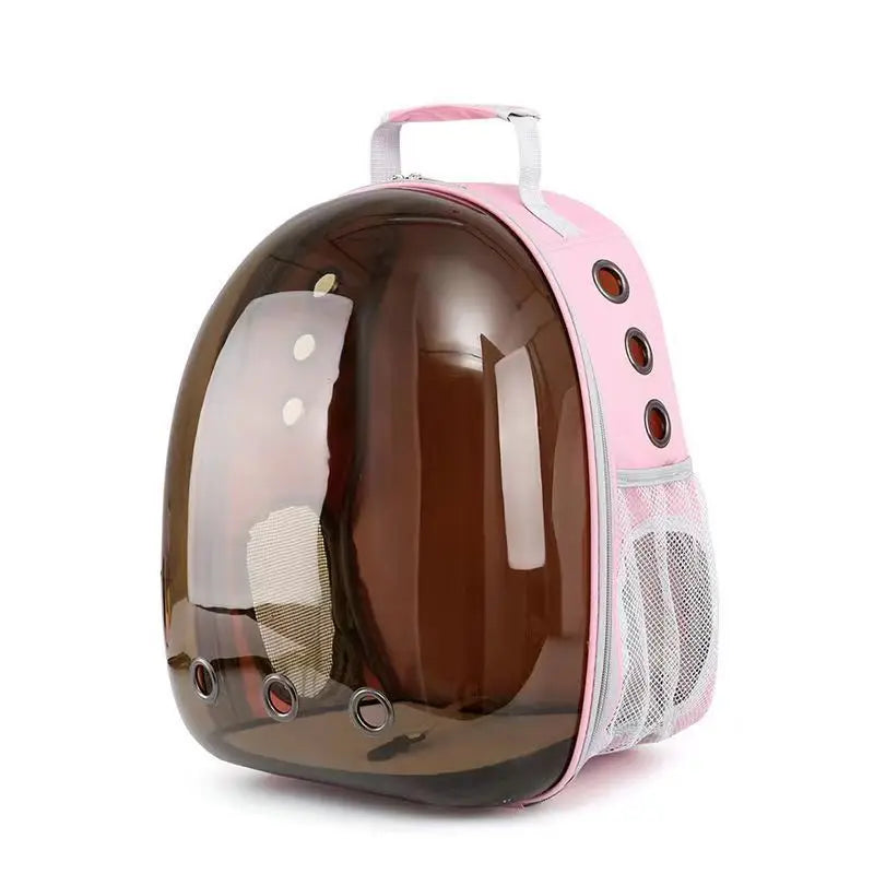 Hot Small Cat Dog Pet Carrier Backpack Expandable Solid Style Pet Bag Zipper Breathable Cat Dog Capsule Accessories