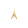 Diamond Initial Necklace 925 Sterling Silver Jewelry Necklace Women Wholesale
