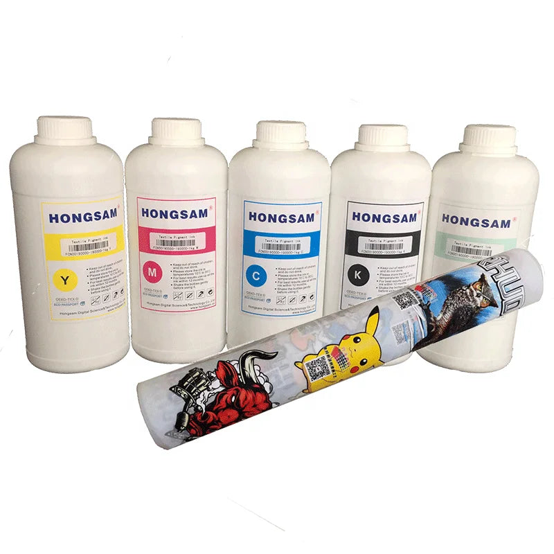 Premium Dtf Inks 1000ml for I3200 Xp600 Dtf White Transfer Ink Pigment Inks for Xp600 I3200 A-1
