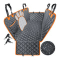 Dog Seat Covers with Mesh Visual Window 100% Waterproof Nonslip Pet Car Seat Cover for Back Seat Dog Hammock for Cars Truck SUVs