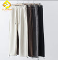 Autumn/Winter Men's Warm Knit Pants Thickened Loose Straight Tube Corduroy Without Fleece