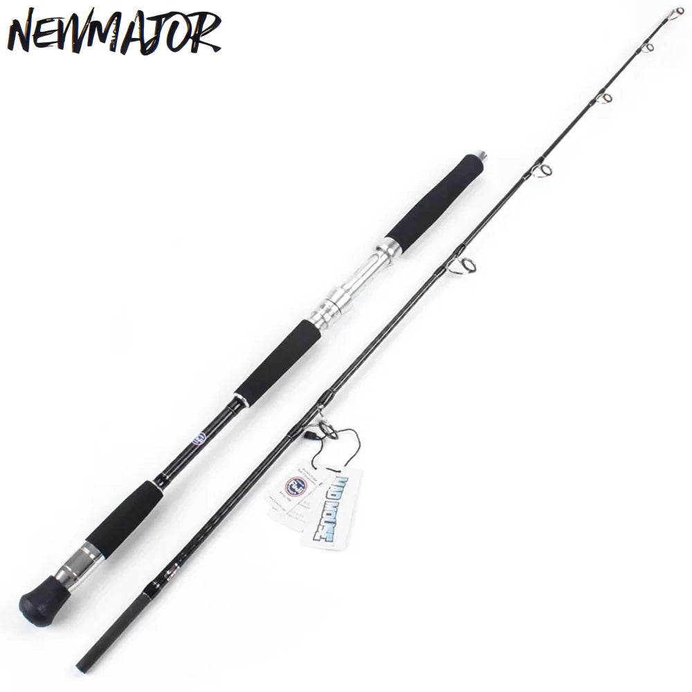 MADMOUSE 1.68H 1.9H 24-32kg Carbon Fishing Rod Fuji Guides Big Drag Power Hardness Ocean Saltwater Fishing Saltwater Fish