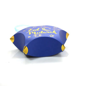 Cute Star Shape 2022 EID Mubarak Luxury Food Safe Gift Box with Glossy & Matt Lamination & Embossing for Kids