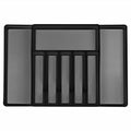 Non-Slip Adjustable Silverware Tray for Kitchen Drawers Expandable Silverware Drawer Organizer