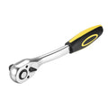 YUHANG Customizable 72-Tooth Carbon Steel CR-V 1/2 Drive DIY Wrench Quick-Release Offset Ratchet Yellow Handle OEM Supported