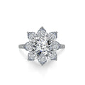 Classic Style Moissanite Ring 925 Silver D Color 1ct 2ct 3ct PassTest Diamond GRA Certification Loose Moissanite Diamonds Rings