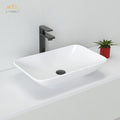 Popular Design Vanity Sink Bathroom Ceramic Wash Basin for Counter Top Mount Bathroom Basins