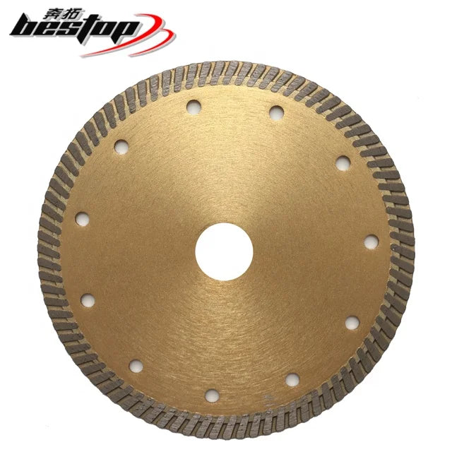 Industrial Grade 6 Inch Wet/Dry Turbo Sintered Diamond Saw Blade High Speed Circular for Metal Granite Marble Concrete Cutting